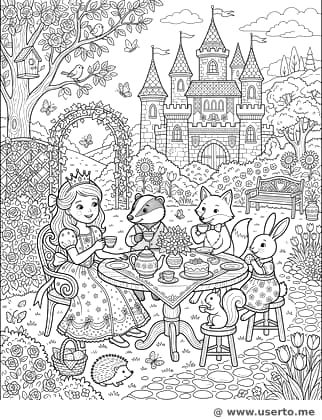 동물 친구들과 티파티