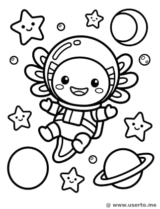 Explorador Galáctico de Axolotes