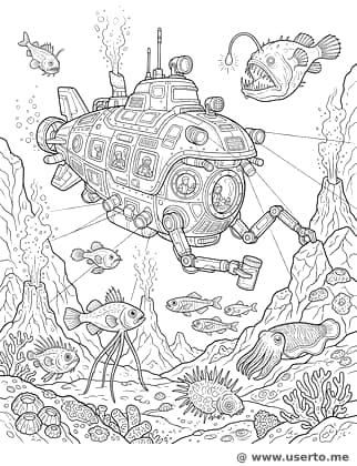 El Submarino Explorador de Aguas Profundas