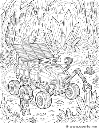 Rover Solar de Cristal Galáctico