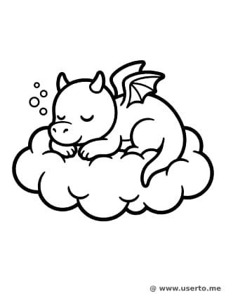 O Dragão das Nuvens Sonolento