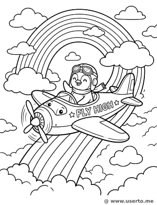 El Avión de Aventuras en el Cielo