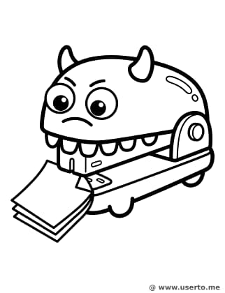 O Lanchinho do Pequeno Grampeador Monstro