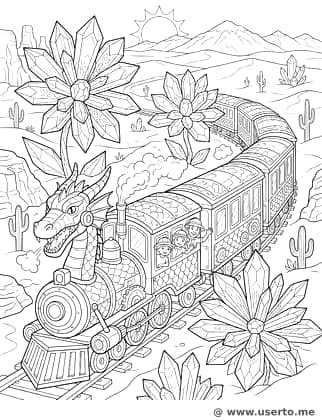 Kristalldrache-Lokomotive