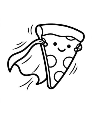 Superhero Pizza Slice