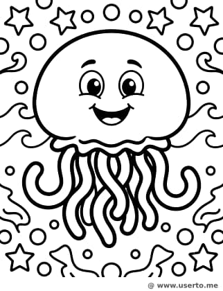 Cosmic Jellyfish Mandala