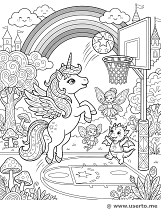 마법의 농구 유니콘