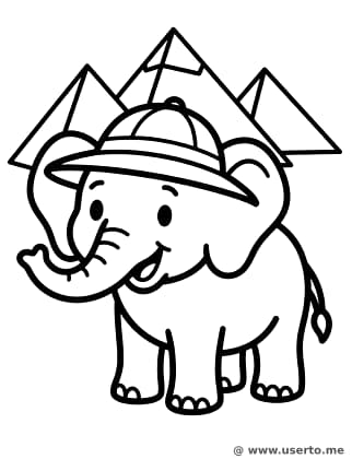 Elephant at the Pyramids