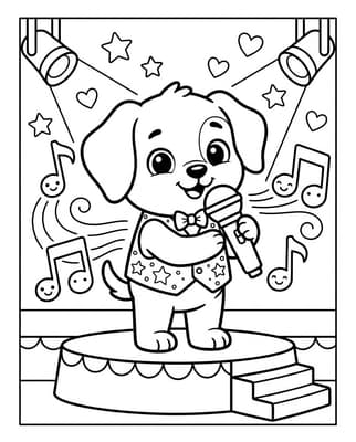 Puppy Idol on Stage