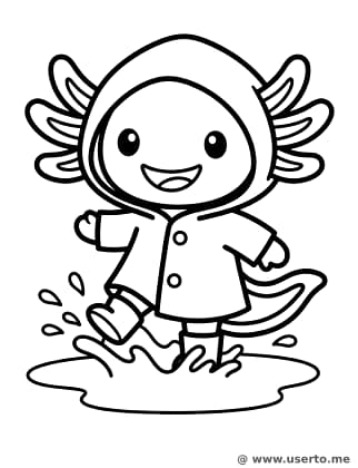 Puddle-Jumping Axolotl