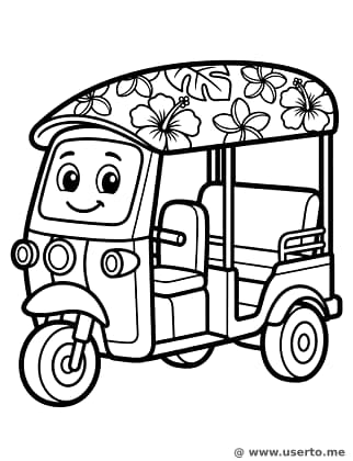 Festa no Jardim do Tuk-Tuk Sorridente