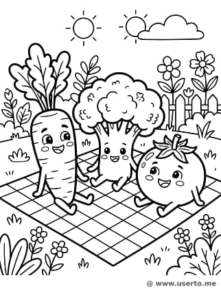 The Veggie Friends' Picnic