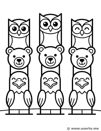 Friendly Totem Poles of Canada