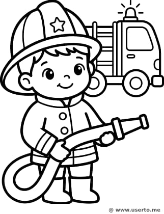 용감한 꼬마 소방관