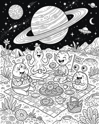 Alien Friends Picnic