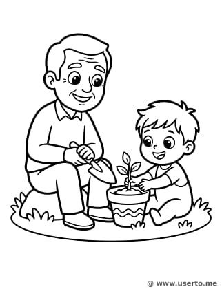 El Pequeño Jardinero y el Abuelo