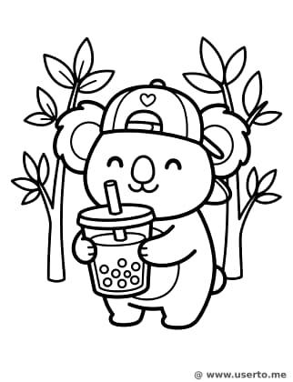 K-Pop Koala's Bubble Tea