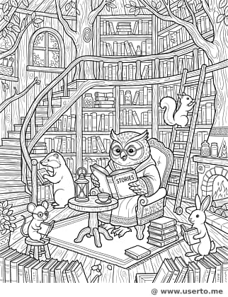 The Wise Owl Librarian