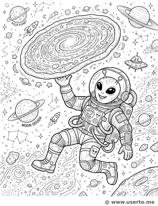 Chef do Planeta Pizza Galáctico