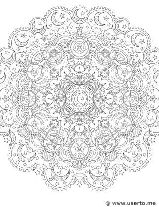 Mandala de Relojería Galáctica