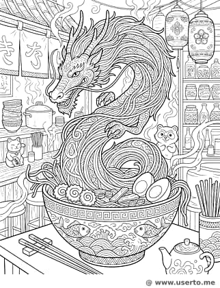 O Dragão de Macarrão Ramen