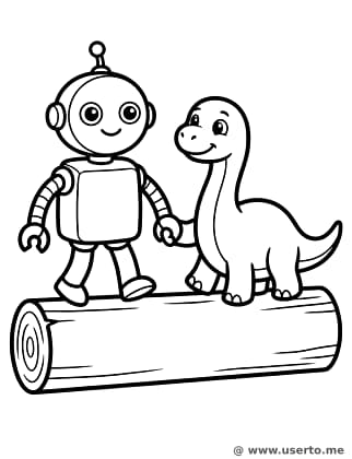 Amigos Robô e Dino