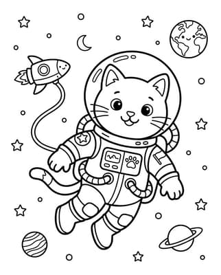 우주 비행사 고양이