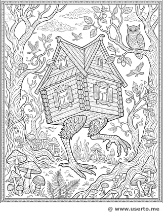 The Dancing Hut of the Woods