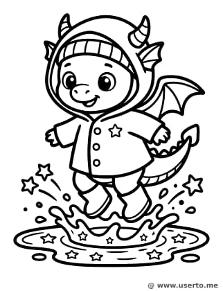 Dragon's Starry Puddle Jump
