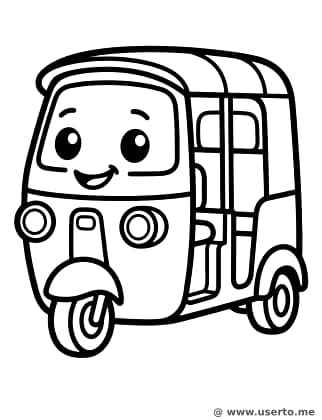 Das fröhliche Tuk-Tuk Taxi-Abenteuer