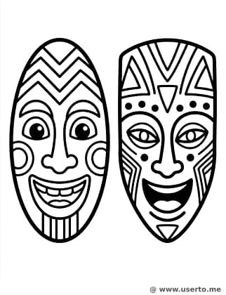 신나는 아프리카 가면 리듬