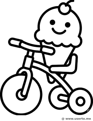 Triciclo Tambaleante de Helado