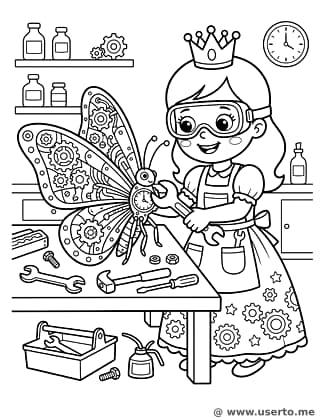 Clockwork Inventor Princess