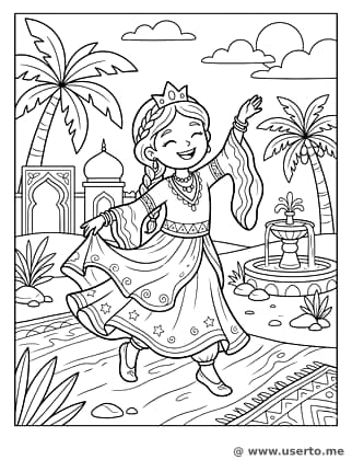 Saharische Oasenprinzessin