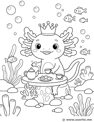 O chá da princesa axolote