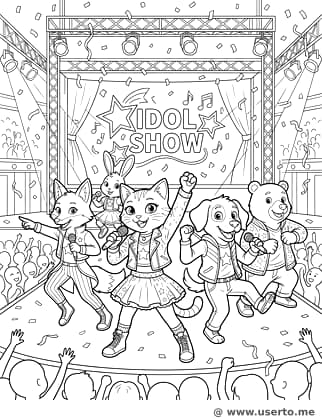 꿈의 아이돌 무대