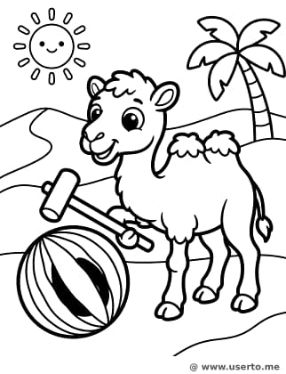 Baby Camel Melon Polo