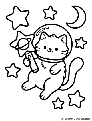 Gatinho Fã Galáctico