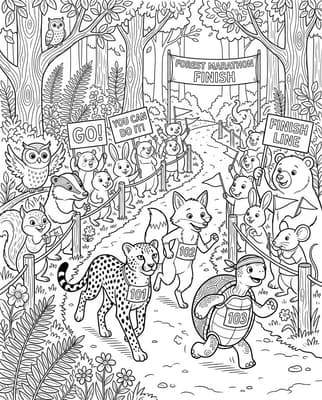 Forest Marathon Race