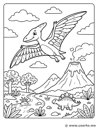 하늘 높이 나는 프테로닥틸루스