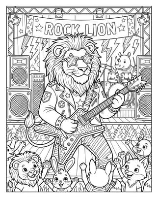 Rockstar Lion Concert