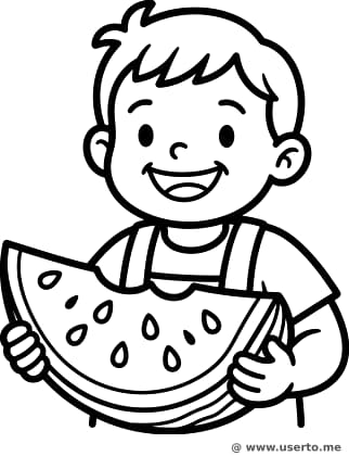 Süße Sommer-Wassermelone