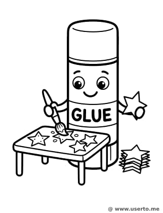 Giggly Glue Stick's Stars