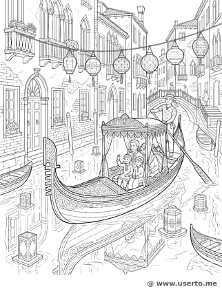 Magical Venetian Gondola