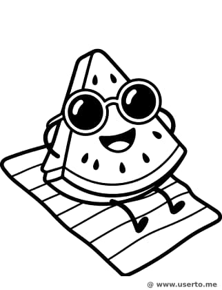 멋쟁이 여름 수박