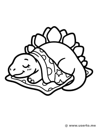 Sleepy Stegosaurus Nap