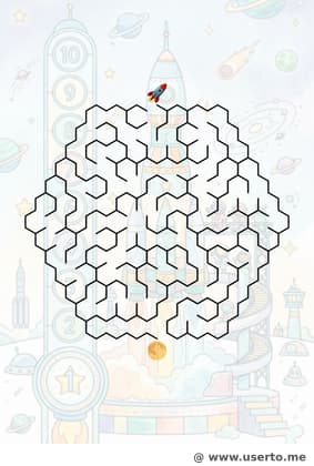 Cuenta atrás del cohete espacial