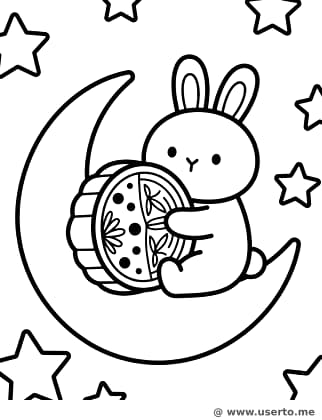 O Abraço de Bolo Lunar do Coelhinho