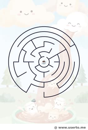 Der Kakao-Sprung der Marshmallow-Wolke