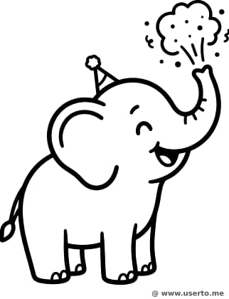 Bebé Elefante de Holi